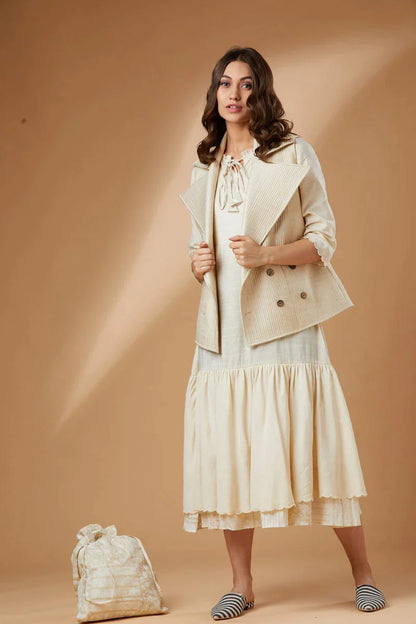 Ivory- Midi Dress
