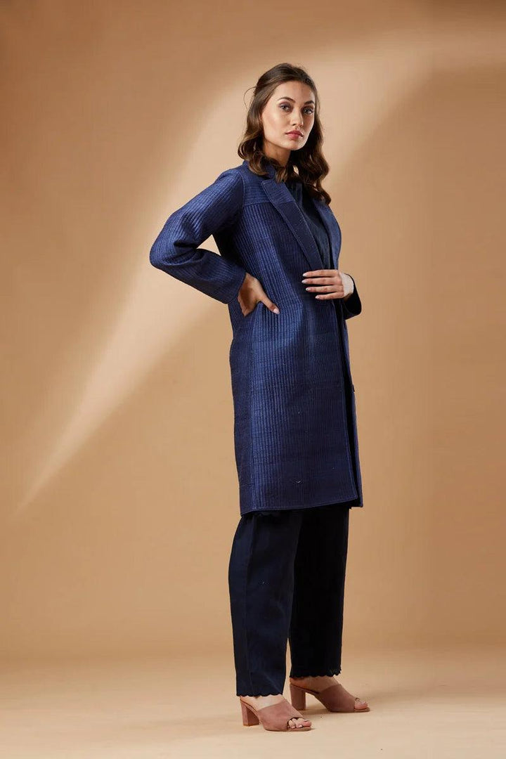 Mid Night Sky- Coat - Shikha Malik