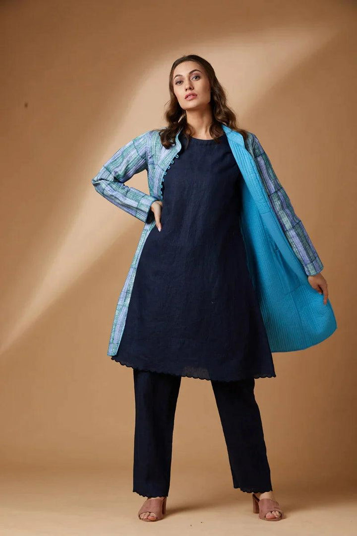 Mid Night Sky- Kurta - Shikha Malik