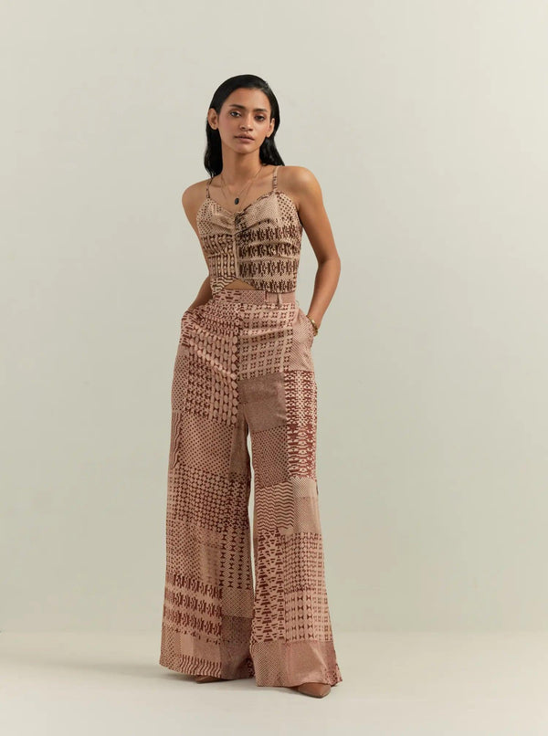 Olio - Brown Party Co-ord Set - Shikha Malik